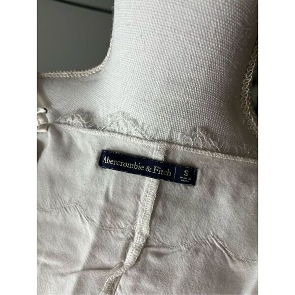 Abercrombie & Fitch Multicolor Lace Trim Collar Strap Camisole Top Size Small - Picture 4 of 5